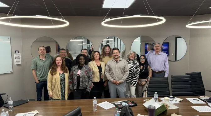 Shaune Corbett meeting with agents