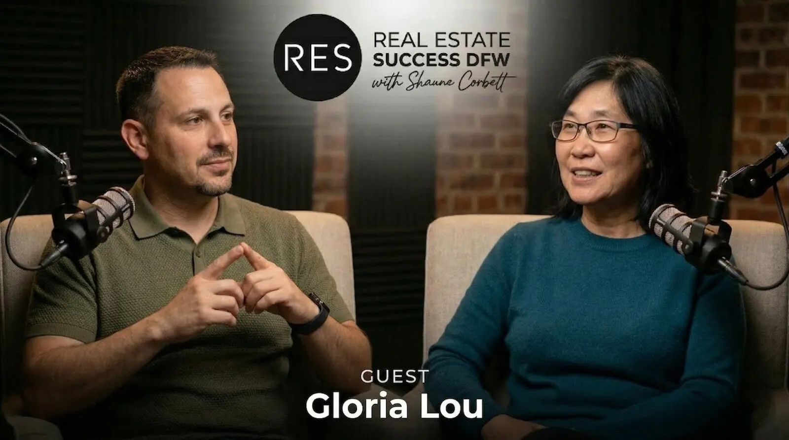 Gloria Lou speaking with Shaune Corbett about real estate team systems and scaling a brokerage
