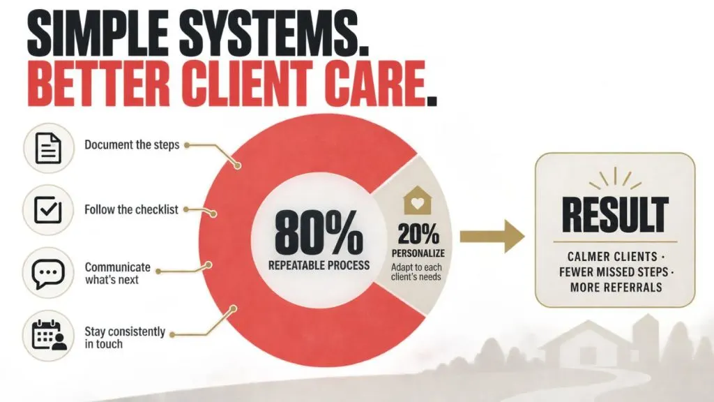 Courtney Hugghins 8020 system for consistent, personalized client care